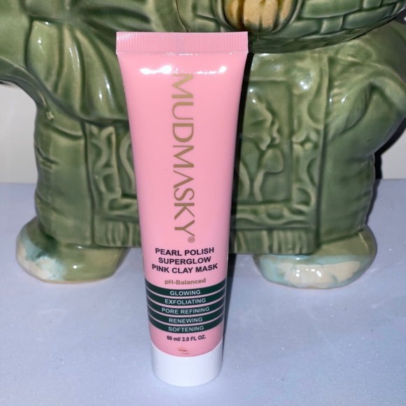 MUDMASKY Pearl Polish Superglow Pink Clay Mask - Picture 2 of 4